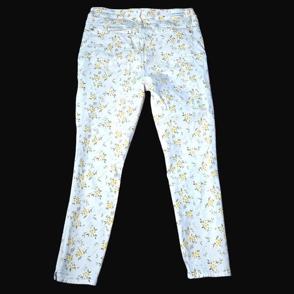 Judy Blue Women’s Daisy Print Ankle Skinny Fit Jeans, Size 15 (32) - Picture 5 of 8